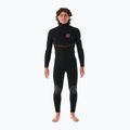 Pianka do pływania męska Rip Curl Flashbomb Fusion 5/4mm Hooded Zip Free black 3