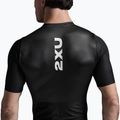 Kombinezon triathlonowy męski 2XU Aero Hex Sleeved black/white 7