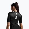 Kombinezon triathlonowy damski 2XU Aero Hex Sleeved black/white 4