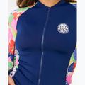 Longsleeve do pływania damski Rip Curl Party Wave Upf Zip multicolor 6