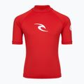 Koszulka do pływania dziecięca Rip Curl Waves Upf lava red