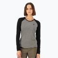 Bluza termoaktywna damska Mons Royale Icon Raglan mr stripe/black