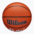 Piłka do koszykówki dziecięca Wilson NBA JR Fam Logo Authentic Outdoor brown rozmiar 6 4
