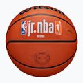 Piłka do koszykówki dziecięca Wilson NBA JR Fam Logo Authentic Outdoor brown rozmiar 6 5