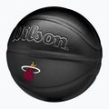 Piłka do koszykówki Wilson NBA Team Premiere Miami Heat black rozmiar 7 3