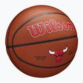Piłka do koszykówki Wilson NBA Team Alliance Chicago Bulls brown rozmiar 7 2
