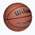 Piłka do koszykówki Wilson Reaction Pro brown/silver rozmiar 7 2