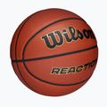 Piłka do koszykówki Wilson Reaction Pro brown/gold rozmiar 7 2