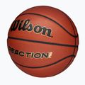 Piłka do koszykówki Wilson Reaction Pro brown/gold rozmiar 7 3