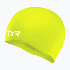 Czepek pływacki dziecięcy TYR Wrinkle-Free Silicone limelight