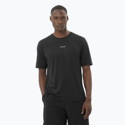 Koszulka do biegania męska Salomon SHAKEout Core deep black