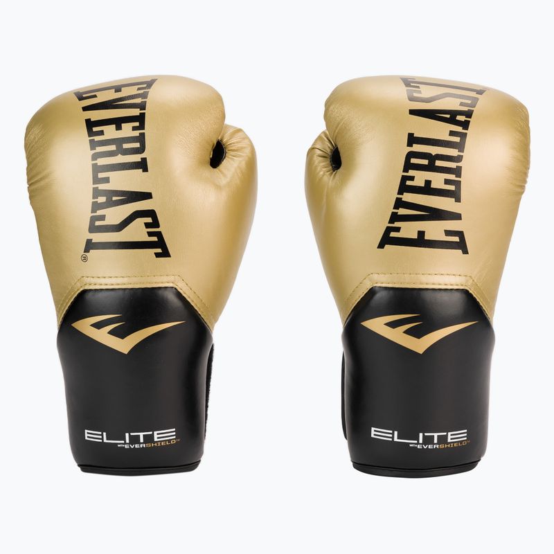 Rękawice bokserskie Everlast Pro Style Elite 2 gold 2