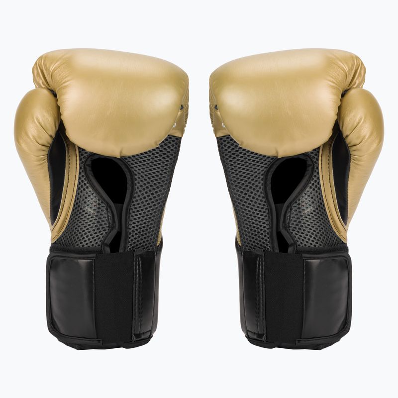 Rękawice bokserskie Everlast Pro Style Elite 2 gold 3