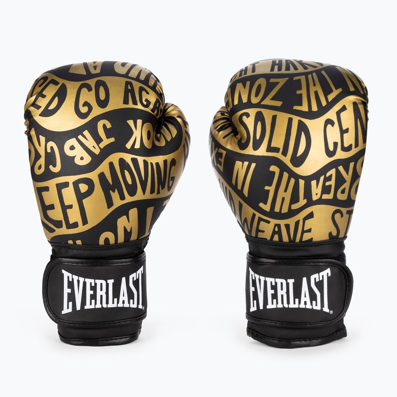 Rękawice bokserskie Everlast Spark czarno-złote EV2150 BLK/GLD 2