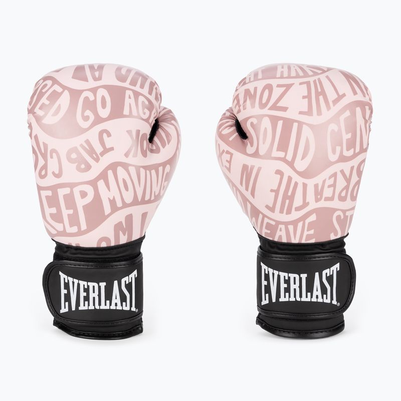 Rękawice bokserskie damskie Everlast Spark różowe EV2150 PNK/GLD 2