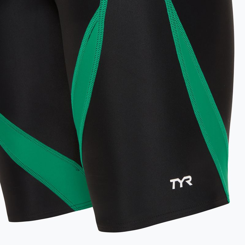 Jammery pływackie męskie TYR Alliance Splice black/green 5