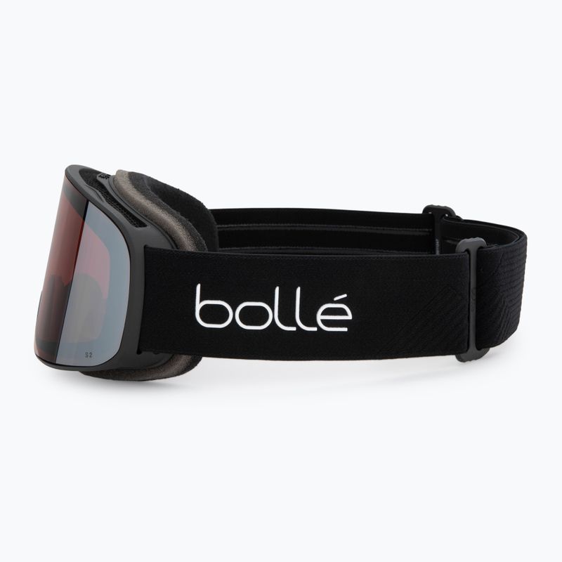 Gogle narciarskie Bollé Nevada Small black corp matte/vermillon gun 4