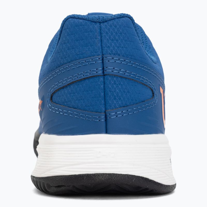 Buty do tenisa dzecięce Wilson Rush Pro Ace L Jr déjà vu blue/orange tiger/white 6