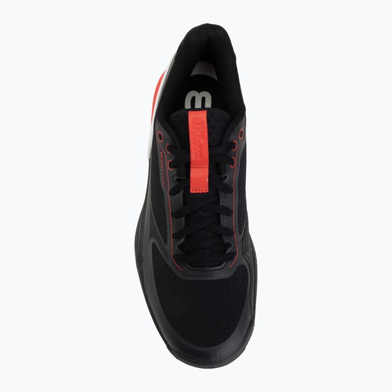 Buty do tenisa męskie Wilson Rush Pro 5 black/infrared/white 5