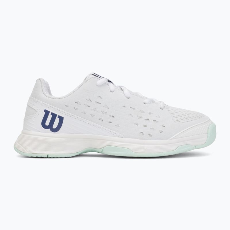 Buty do tenisa dzecięce Wilson Rush Pro Ace L Jr white/bay/skip blue 2