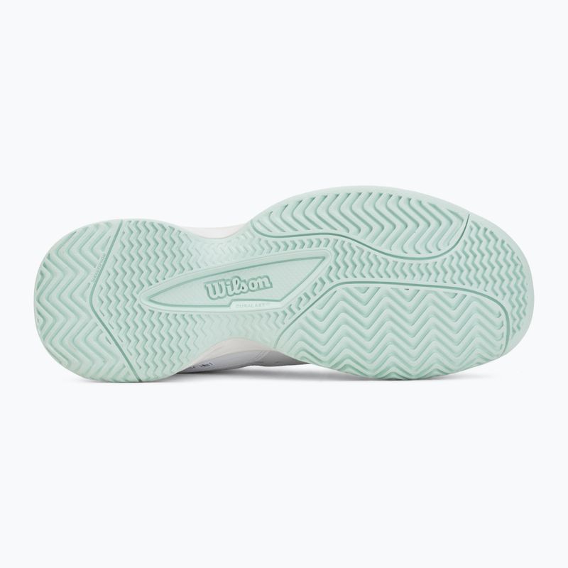 Buty do tenisa dzecięce Wilson Rush Pro Ace L Jr white/bay/skip blue 4