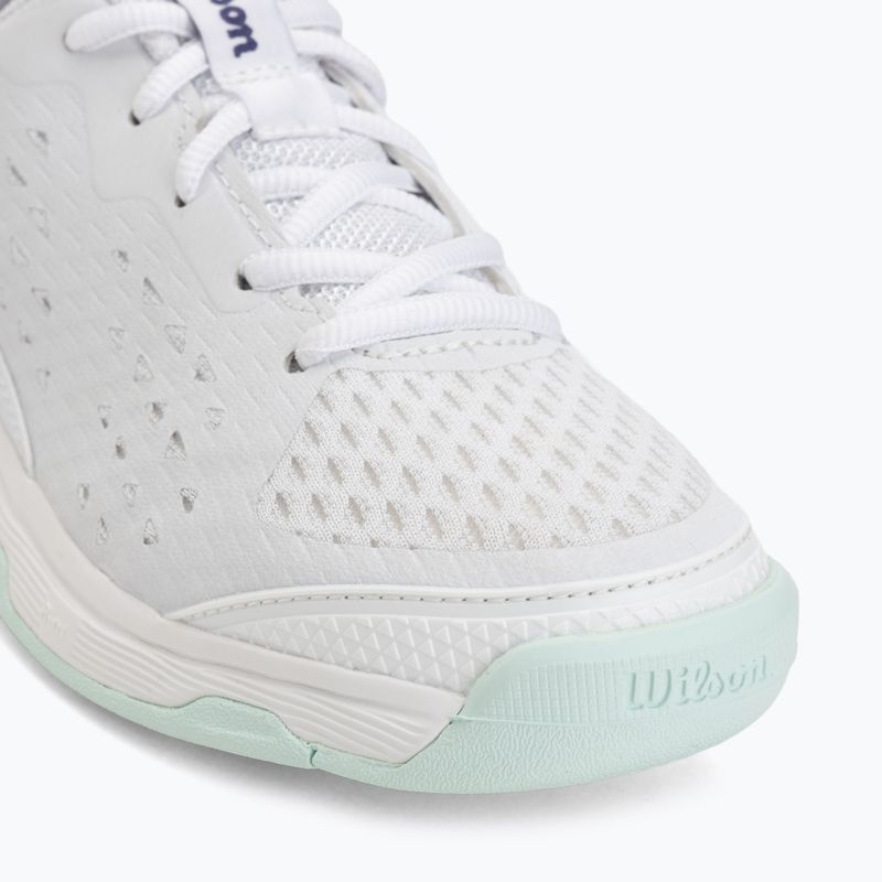 Buty do tenisa dzecięce Wilson Rush Pro Ace L Jr white/bay/skip blue 7