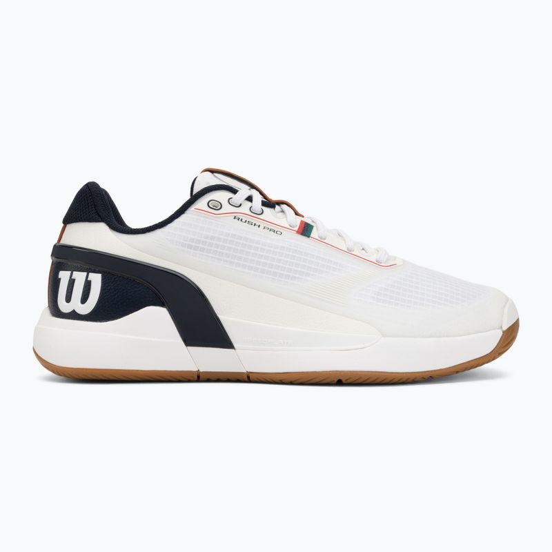 Buty do tenisa męskie Wilson Rush Pro 5 white/navy blazer/gum 2