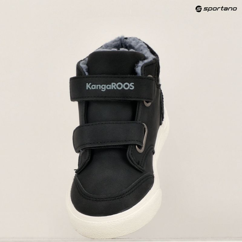 Buty dziecięce KangaROOS KaVu Primo V jet black/steel grey 16