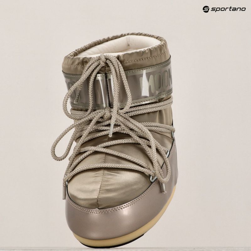 Śniegowce damskie Moon Boot Icon Low Glance platinum 9