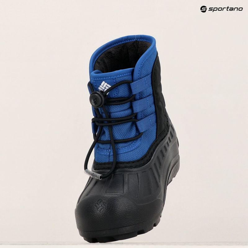 Śniegowce dziecięce Columbia Powderbug Snowlite Lace mountain blue/ black 9