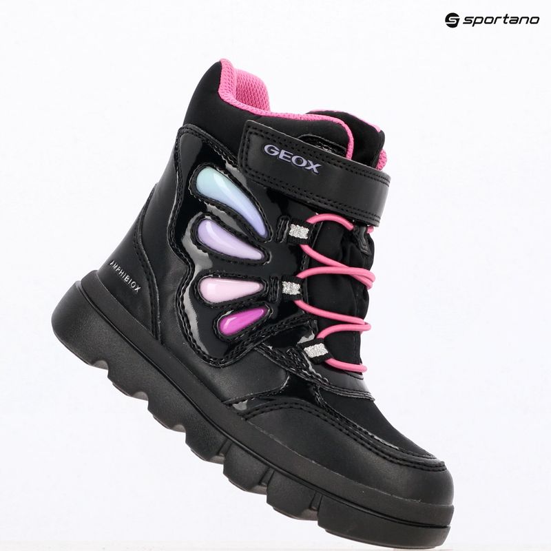 Śniegowce dziecięce Geox Willaboom B A black/multicolor 9