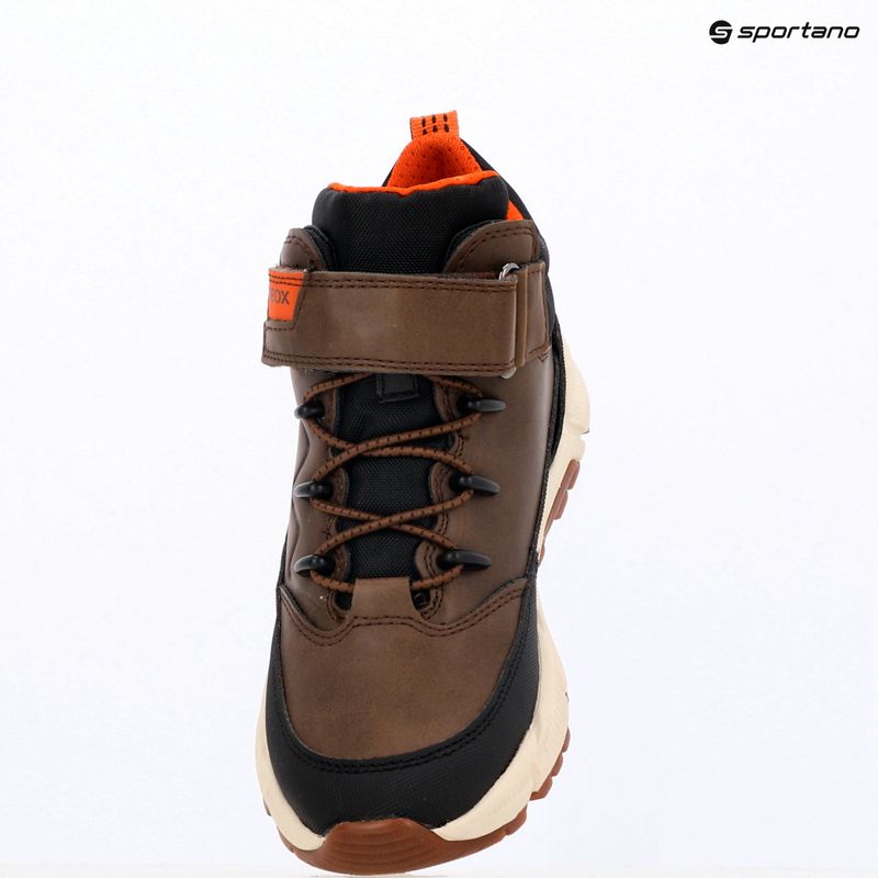 Buty juniorskie Geox Flexyper Plus brown cotto/black 9