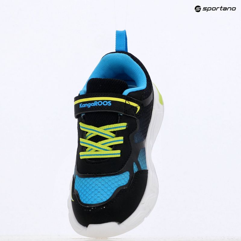 Buty dziecięce KangaROOS K-SLB Lighto EV jet black/limetta 9