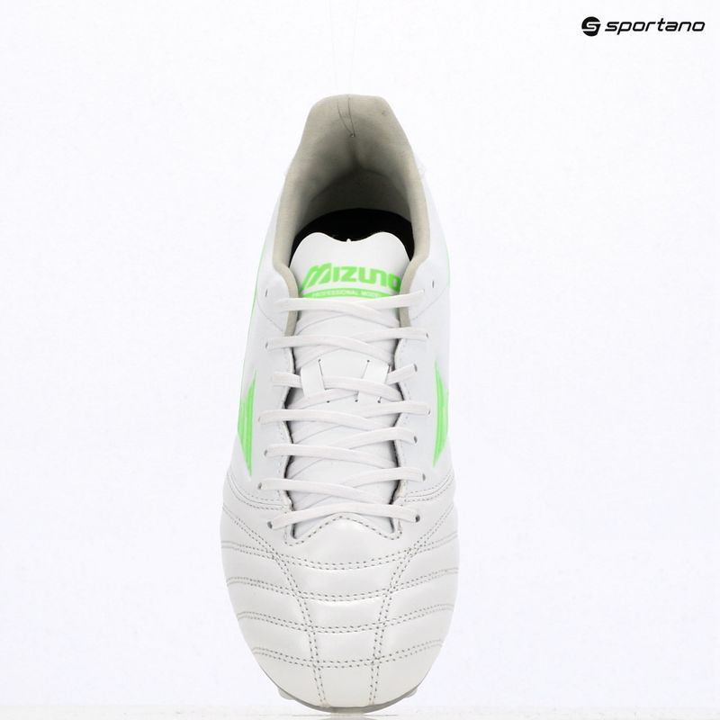 Buty piłkarskie męskie Mizuno Morelia Neo IV Pro Mix white/neon green/cool gray 3c 9