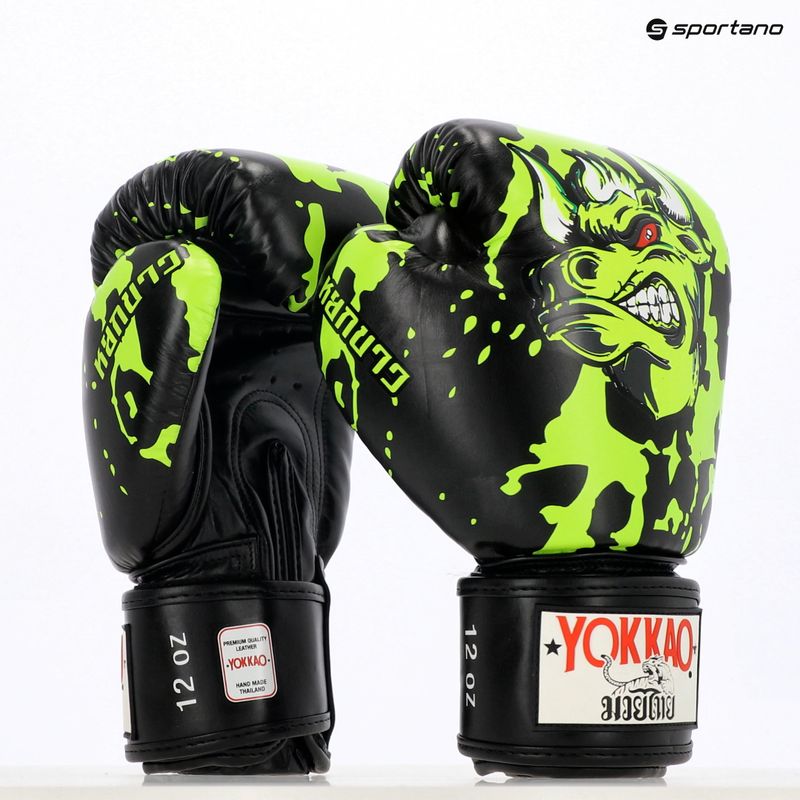 Rękawice bokserskie męskie YOKKAO Angry Bull black 8