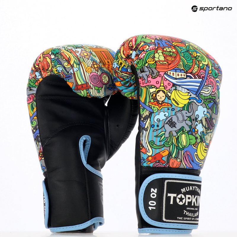 Rękawice bokserskie Top King Boxing Culture black TKBGCT-TH-SL-BK 7