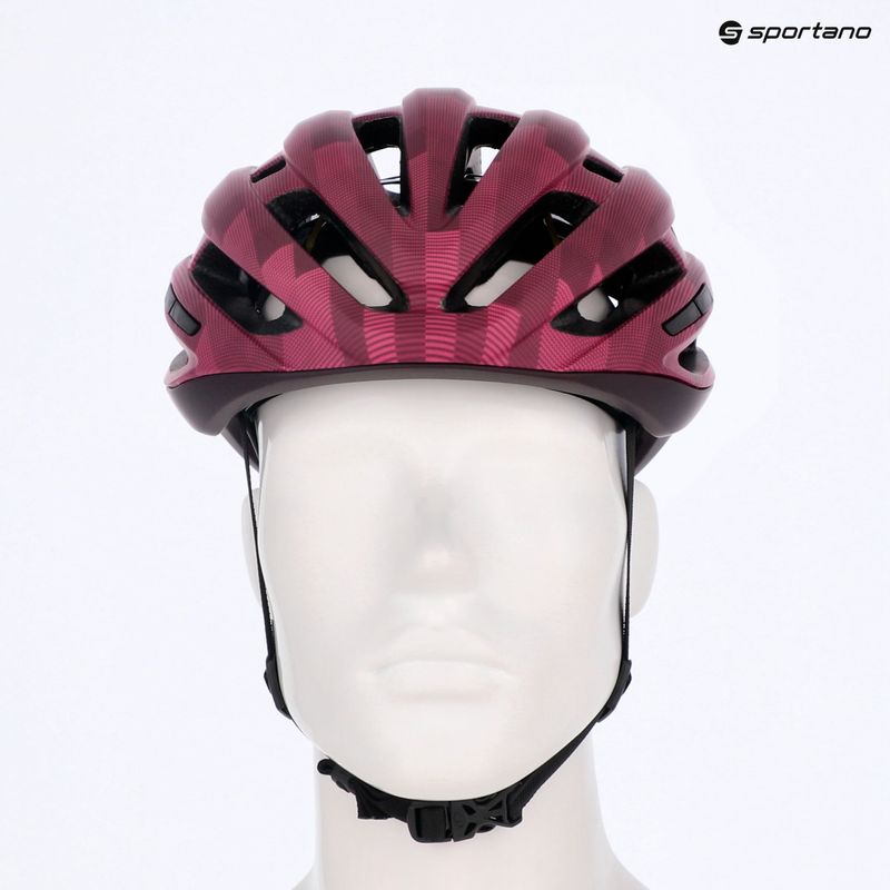 Kask rowerowy Giro Agilis Integrated MIPS matte dark cherry towers 9