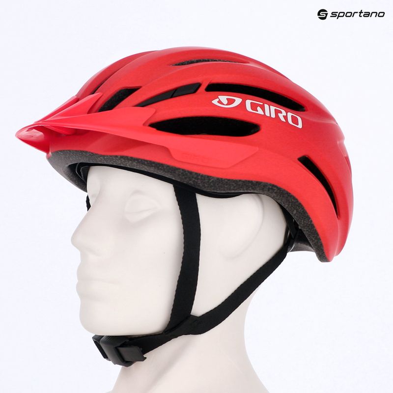 Kask rowerowy dziecięcy Giro Register II matte bright red/white 10
