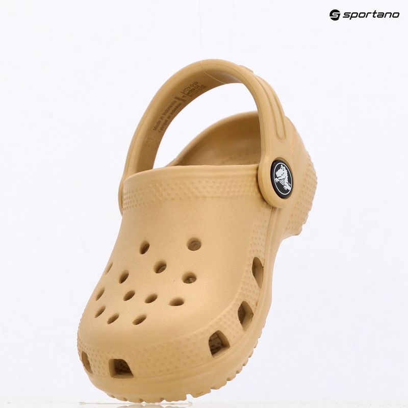 Klapki dziecięce Crocs Classic Clog Toddler wheat 10