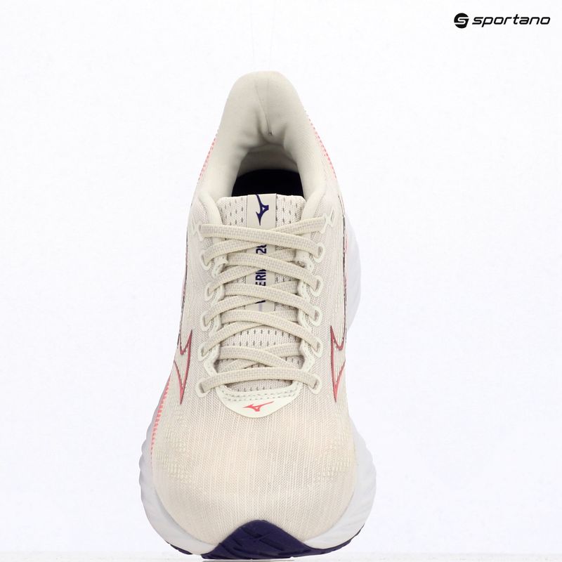 Buty do biegania damskie Mizuno Wave Rider 28 snow white/camellia rose/vintage indigo 10