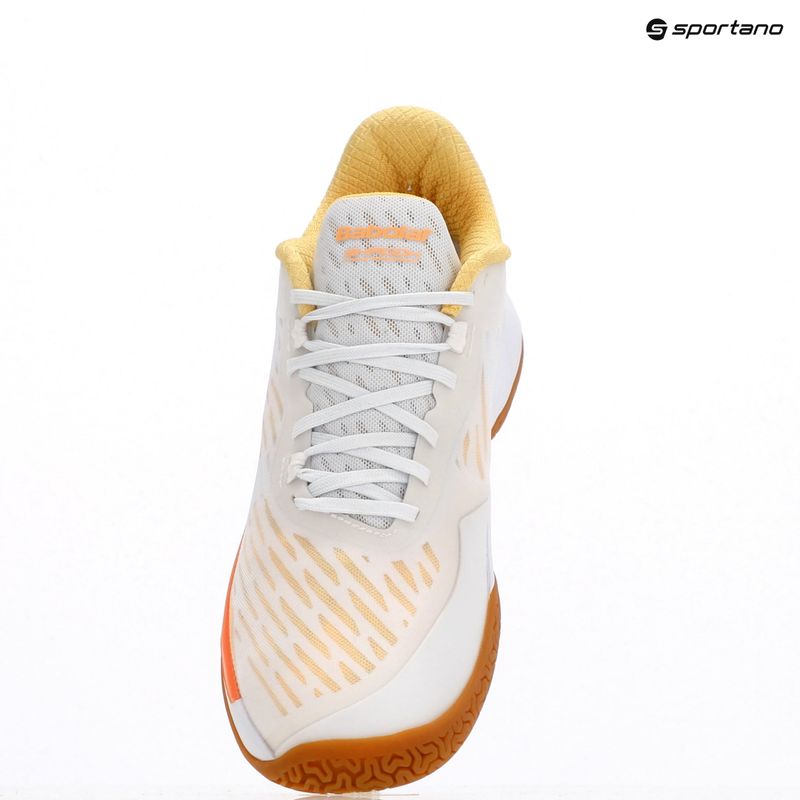 Buty do badmintona damskie Babolat Shadow Tour 5 W white/ yellow 9