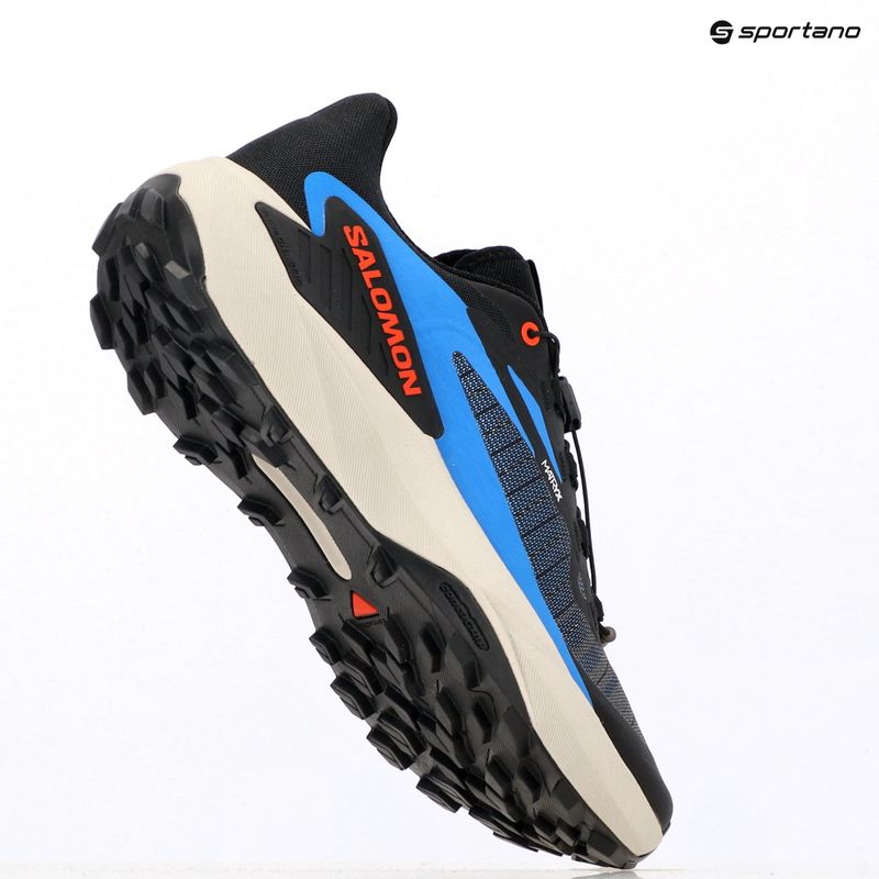 Buty do biegania męskie Salomon Genesis black/french blue/cherry tomato 11