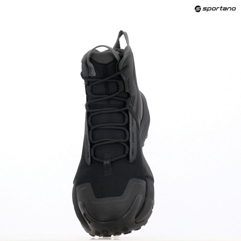 Buty taktyczne męskie Under Armour Charged Valsetz Mid black/black/jet gray 9