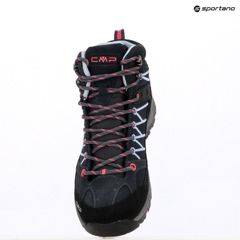 Buty trekkingowe juniorskie CMP Rigel Mid Wp titanio/skyway 9