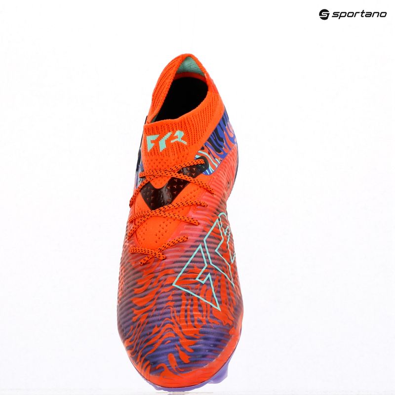 Buty piłkarskie męskie PUMA Future 8 Ultimate Creativity FG orange poppy/dark amethyst/electric peppermint/black 10