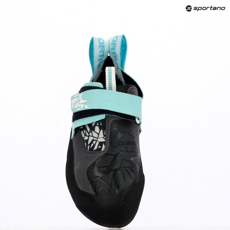 Buty wspinaczkowe damskie La Sportiva Skwama Vegan carbon/turquoise 9