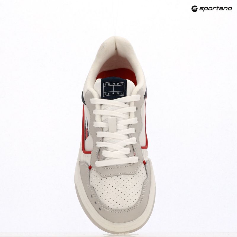 Buty męskie Tommy Jeans Cupsole Elevated Leather red/white/black 9