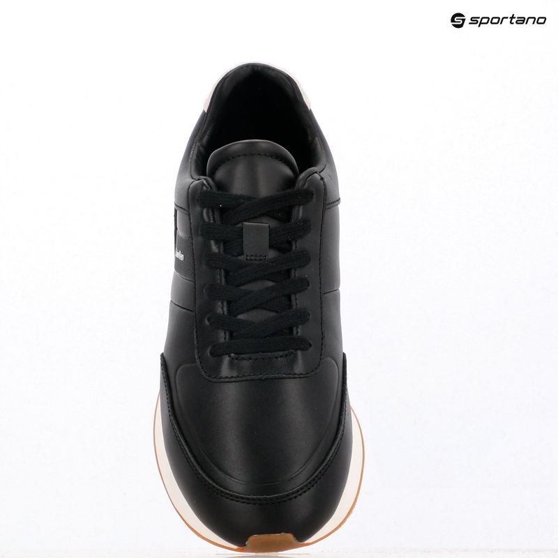 Buty męskie Calvin Klein YM0YM01381 Retro Runner Leather Tape black/bright white/gum 9