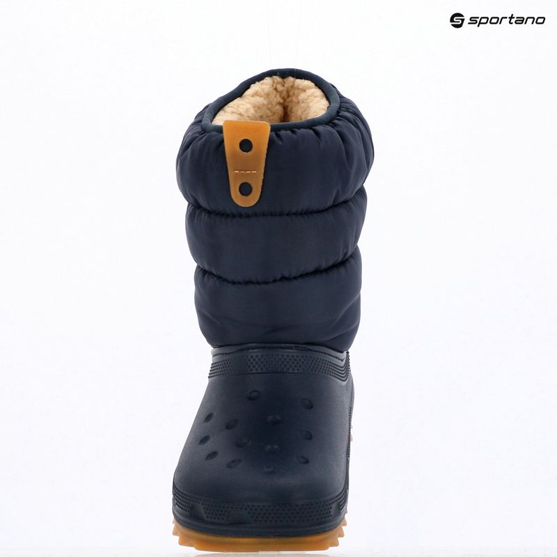 Śniegowce juniorskie Crocs Classic Neo Puff navy gum 9
