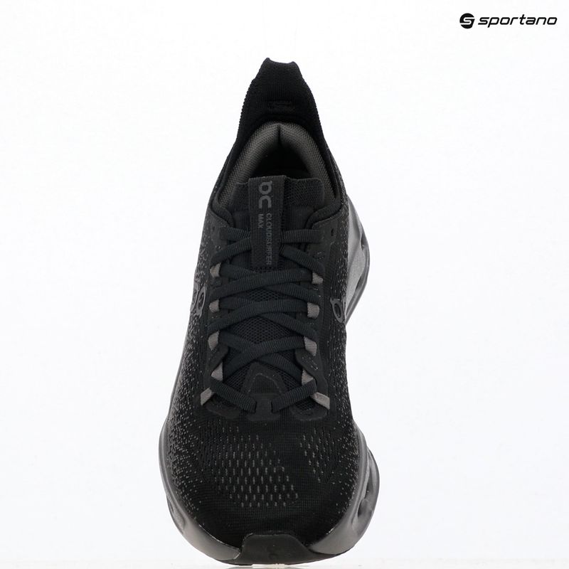 Buty do biegania damskie On Cloudsurfer Max Wide black/eclipse 9